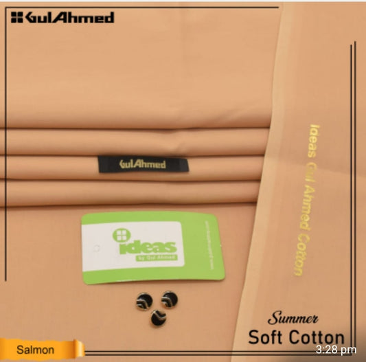 GULAHMED COTTON UNSTITCHED SUIT FOR MEN