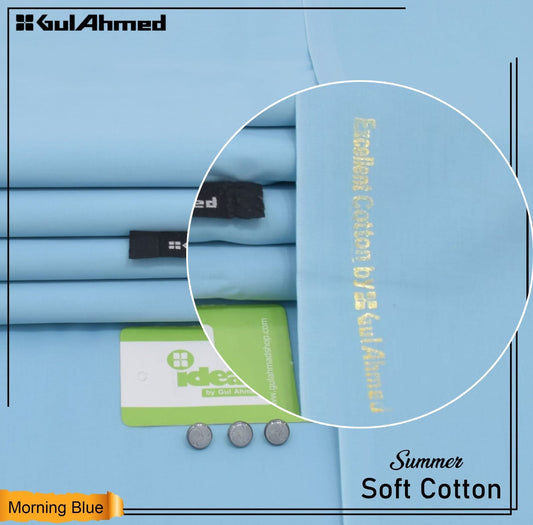 GULAHMED COTTON UNSTITCHED SUIT FOR MEN