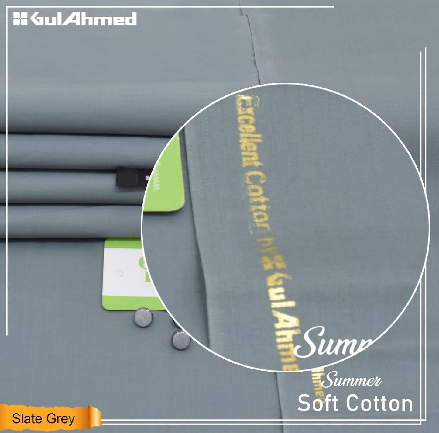 GULAHMED COTTON UNSTITCHED SUIT FOR MEN