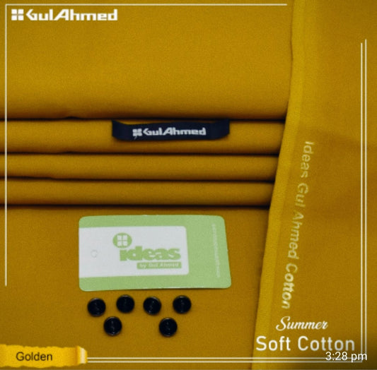 GULAHMED COTTON UNSTITCHED SUIT FOR MEN